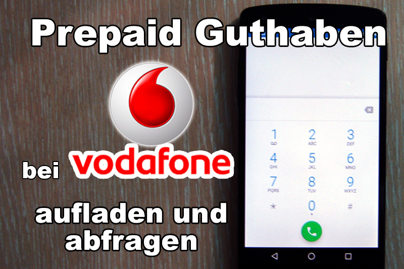Vodafone Guthaben aufladen - Schnell & zuverlässig bei